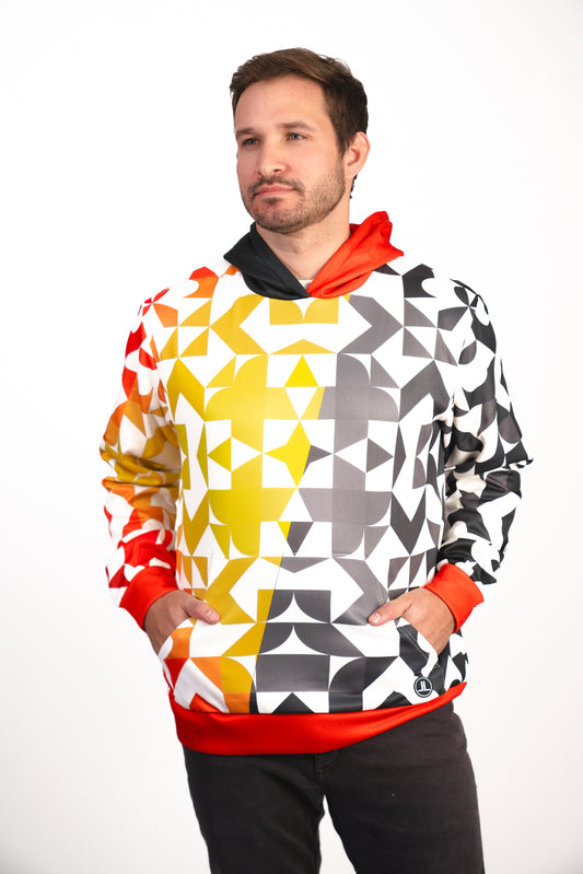 Sunburst Split Hoodie