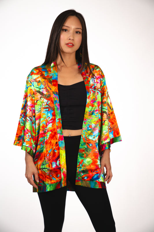 Rainbow Forest Kimono